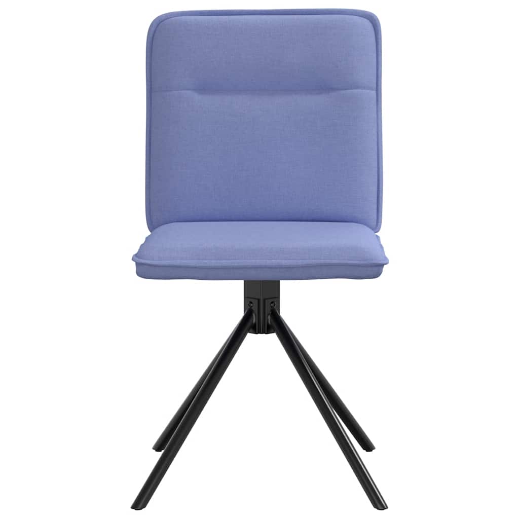 Καρέκλες τραπεζαρίας 2 τεμάχια τζιν μπλε ύφασμα - Pakobazaar