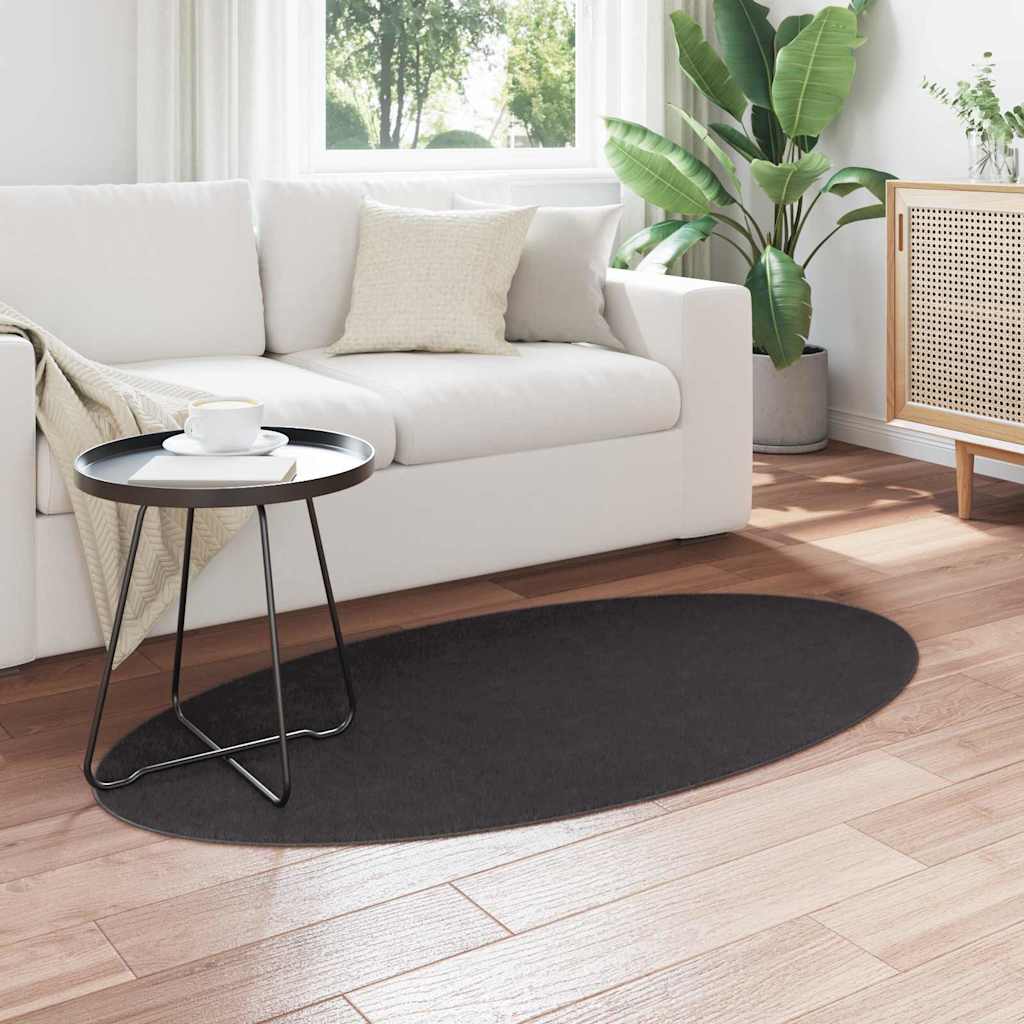 Χαλί HUARTE Ανθρακί 80 x 150 cm 100% Πολυεστέρας - Pakobazaar