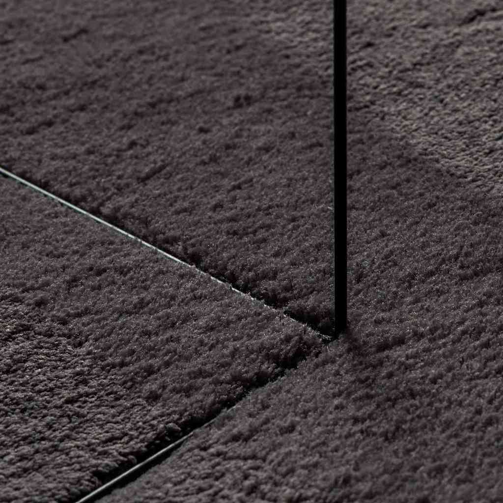 Χαλιά χώρου Ωοειδής HUARTE Ανθρακί 100 x 200 cm - Pakobazaar