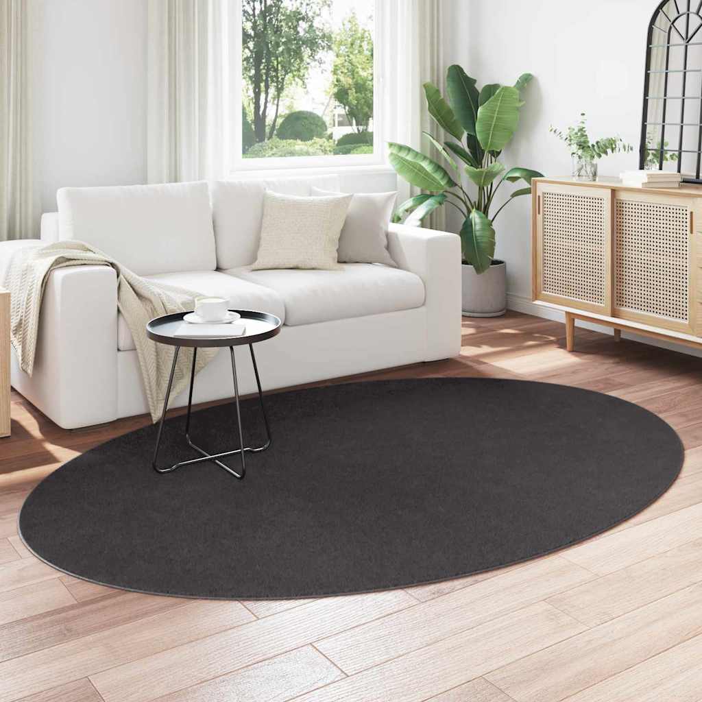 Χαλιά χώρου Ωοειδής HUARTE Ανθρακί 160 x 230 cm - Pakobazaar