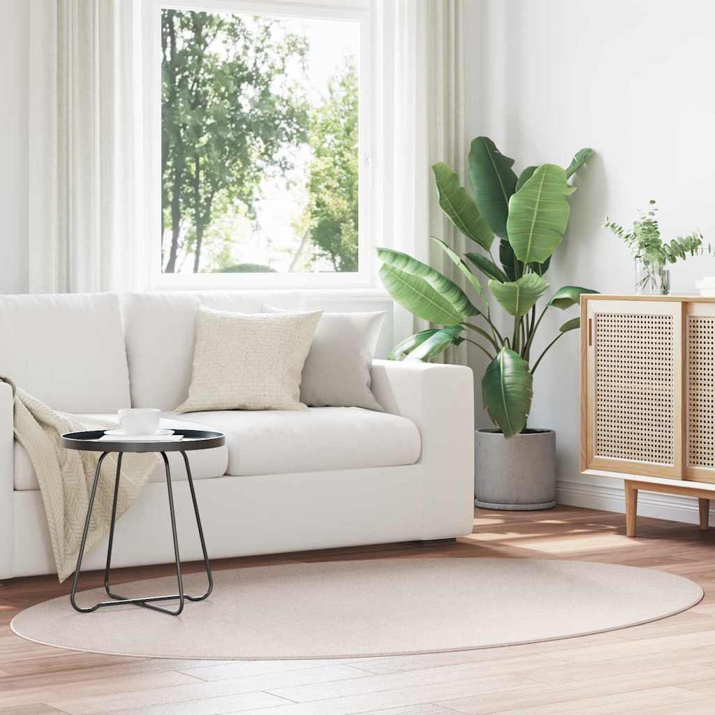 Χαλιά χώρου Ωοειδής HUARTE Άμμος 140 x 200 cm 100% Πολυεστέρας - Pakobazaar