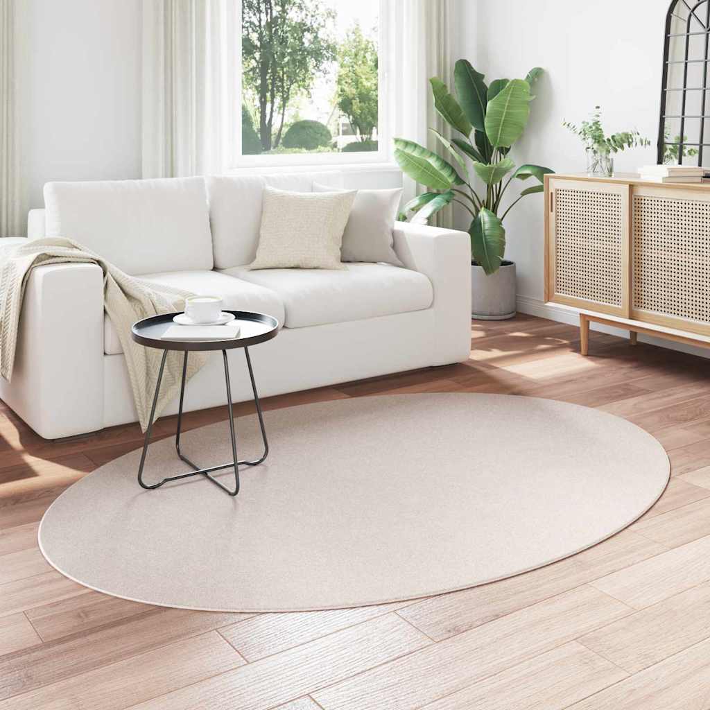 Χαλιά χώρου Ωοειδής HUARTE Άμμος 140 x 200 cm 100% Πολυεστέρας - Pakobazaar