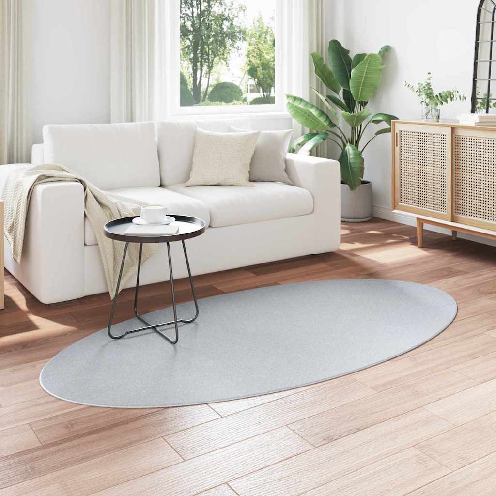Χαλιά χώρου Ωοειδής HUARTE Γκρι 100 x 200 cm 100% Πολυεστέρας - Pakobazaar