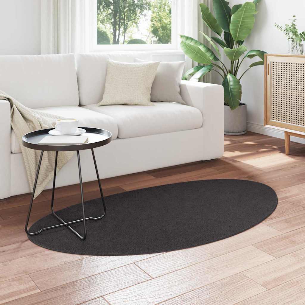 Χαλί HUARTE Ανθρακί 80 x 150 cm Πολυεστέρας - Pakobazaar