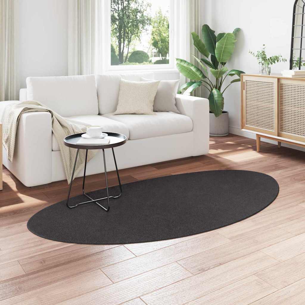 Χαλιά χώρου HUARTE Ανθρακί 100 x 200 cm Πολυεστέρας - Pakobazaar