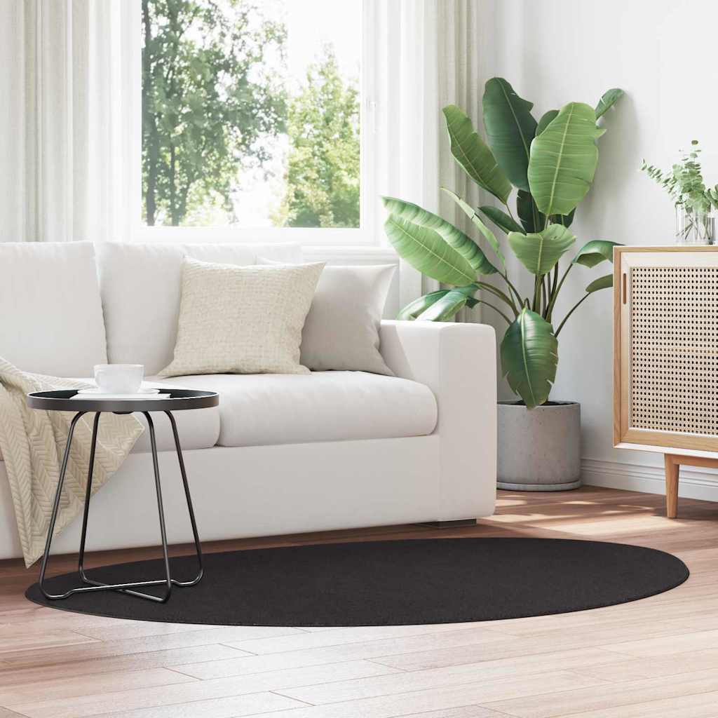 Χαλιά χώρου HUARTE Μαύρο 120 x 170 cm Πολυεστέρας - Pakobazaar