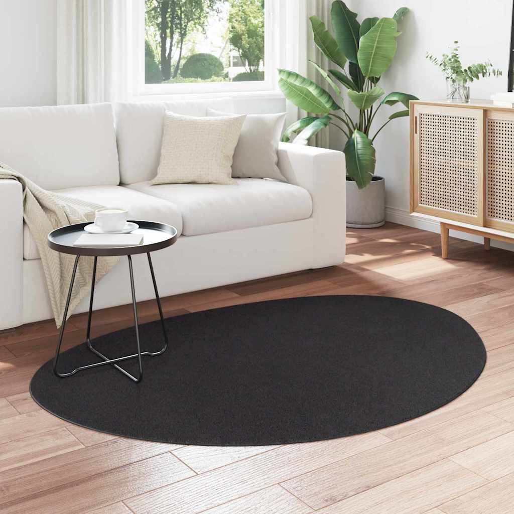 Χαλιά χώρου HUARTE Μαύρο 120 x 170 cm Πολυεστέρας - Pakobazaar