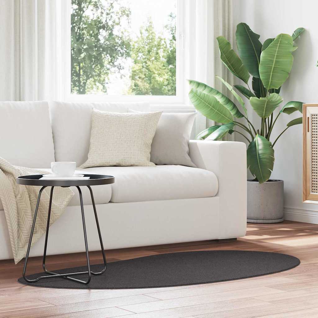 Χαλί HUARTE Ανθρακί 80 x 150 cm Πολυεστέρας