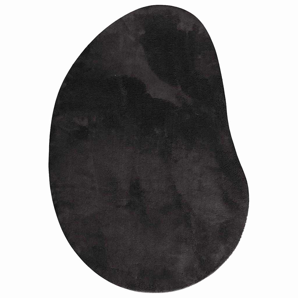 Χαλιά χώρου HUARTE Μαύρο 100 x 200 cm Πολυεστέρας - Pakobazaar