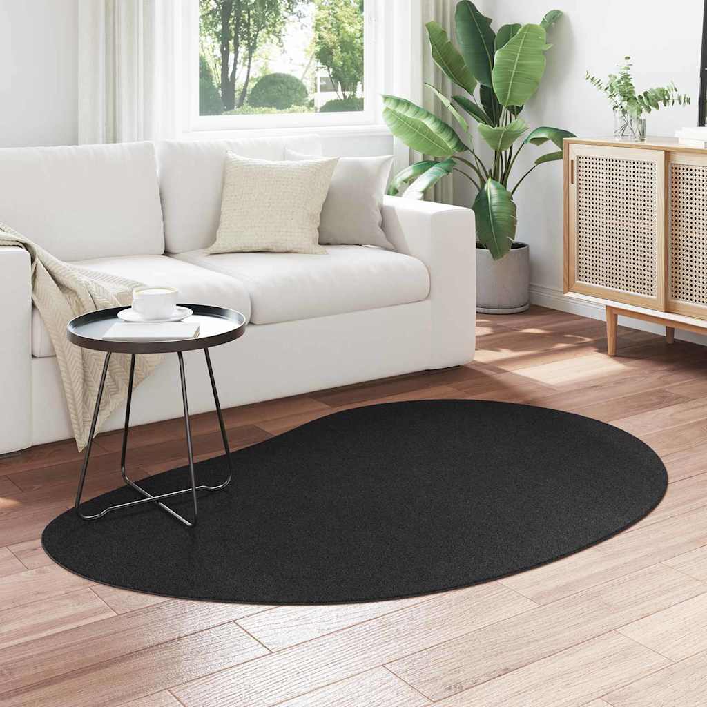 Χαλιά χώρου HUARTE Μαύρο 120 x 170 cm Πολυεστέρας - Pakobazaar