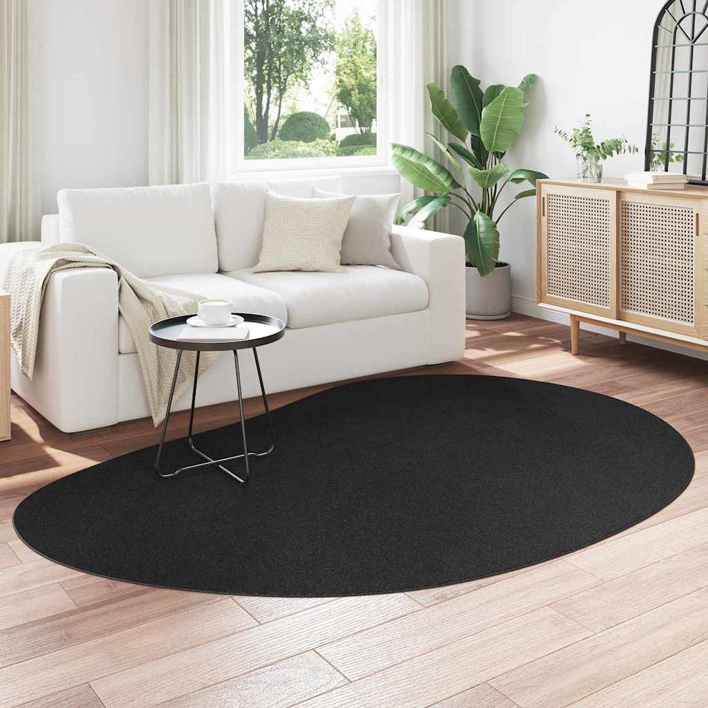 Χαλιά χώρου HUARTE Μαύρο 160 x 230 cm Πολυεστέρας - Pakobazaar