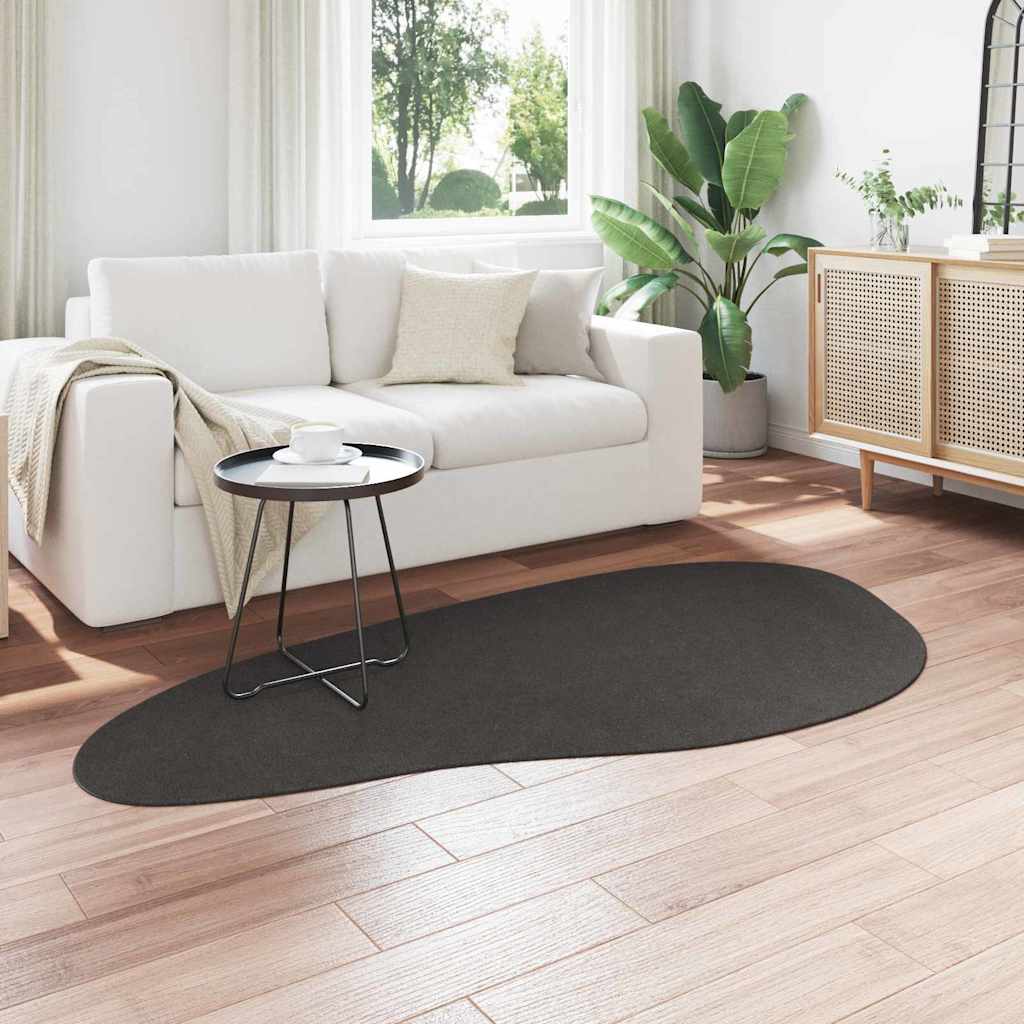 Χαλιά χώρου HUARTE Ανθρακί 100 x 200 cm Πολυεστέρας - Pakobazaar