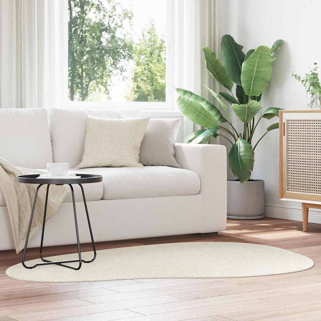 Χαλιά χώρου HUARTE Κρεμ 120 x 170 cm Πολυεστέρας - Pakobazaar