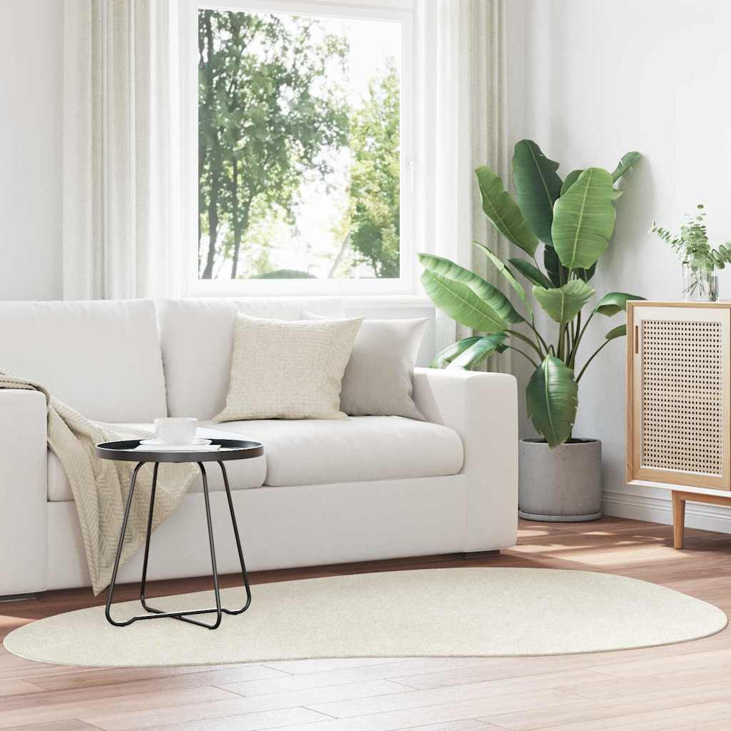 Χαλιά χώρου HUARTE Κρεμ 140 x 200 cm Πολυεστέρας - Pakobazaar