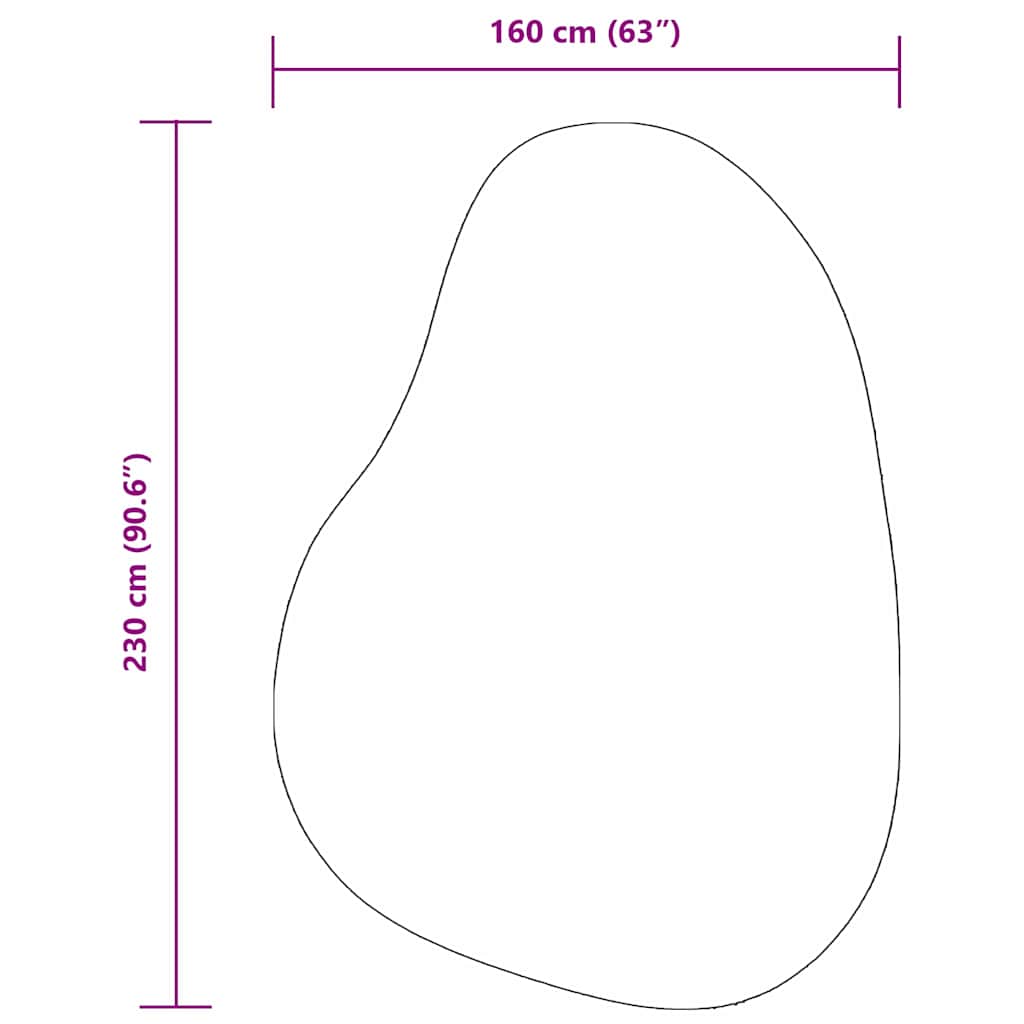 Χαλιά χώρου HUARTE Μαύρο 160 x 230 cm Πολυεστέρας - Pakobazaar