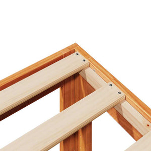 Σκελετός Κρεβ. Χωρίς Στρώμα Καφέ Κεριού 180x200 εκ Μασίφ Πεύκο