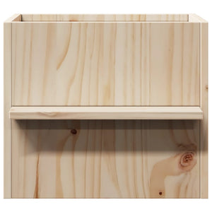 Σπίτι για γάτες 51x35x30 cm από μασίφ ξύλο πεύκο - Pakobazaar