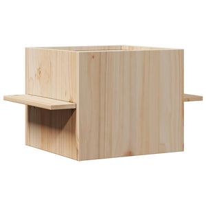 Σπίτι για γάτες 51x35x30 cm από μασίφ ξύλο πεύκο - Pakobazaar