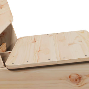 Καρέκλες κήπου 2 τεμάχια 60x64x70,5 cm Ξύλο μασίφ πεύκο