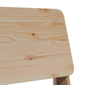 Καρέκλες κήπου 2 τεμάχια 60x64x70,5 cm Ξύλο μασίφ πεύκο