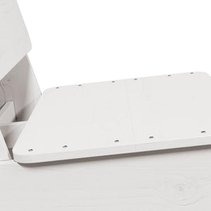 Καρέκλες κήπου 2 τεμάχια Λευκό 60x64x70,5 cm Ξύλο πεύκο μασίφ