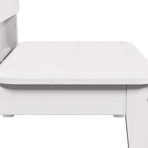 Καρέκλα κήπου  Λευκό 60x52,5x72 cm Ξύλο πεύκο μασίφ