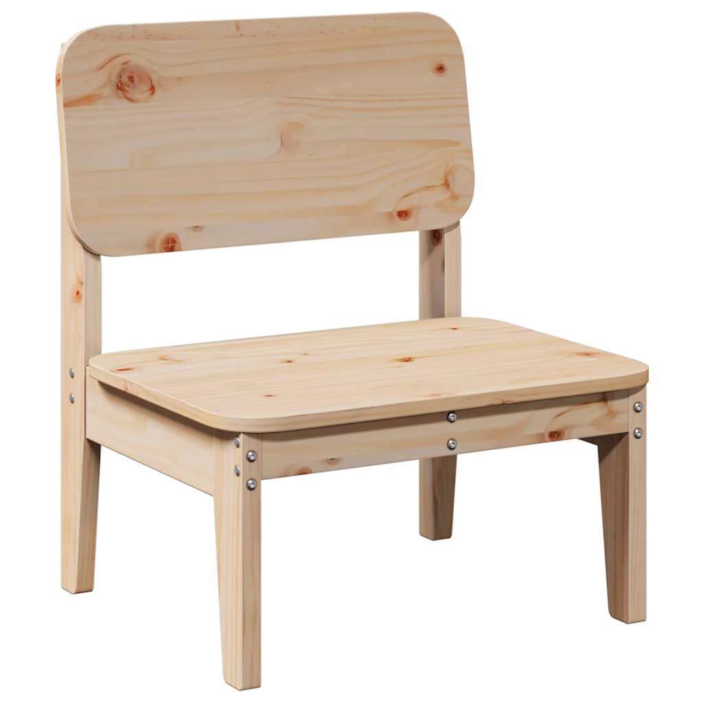 Καρέκλες κήπου 2 τεμάχια 60x52,5x72 cm Πεύκο μασίφ ξύλο