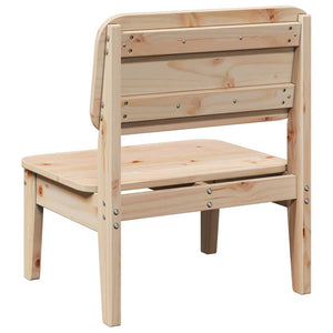 Καρέκλες κήπου 2 τεμάχια 60x52,5x72 cm Πεύκο μασίφ ξύλο