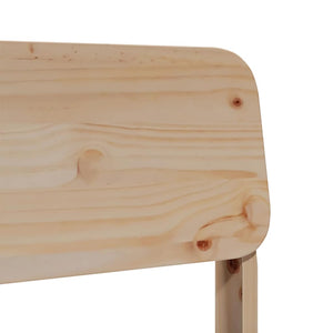 Καρέκλες κήπου 2 τεμάχια 60x52,5x72 cm Πεύκο μασίφ ξύλο