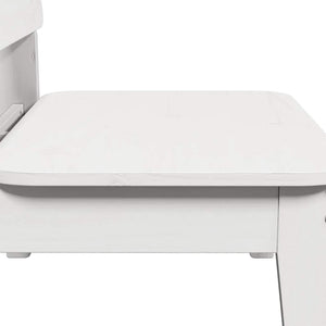 Καρέκλες κήπου 2 τεμάχια Λευκό 60x52,5x72 cm Ξύλο πεύκο μασίφ