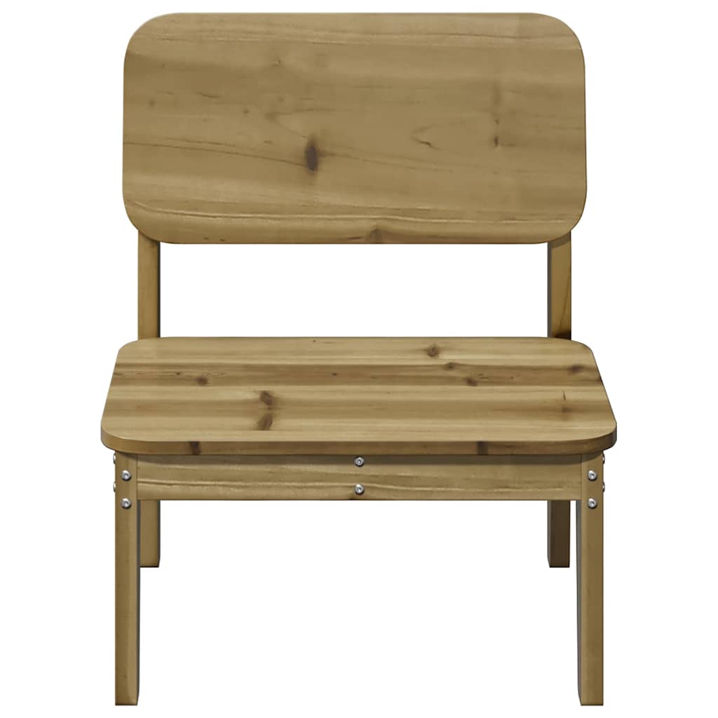 Καρέκλες κήπου  2 τεμάχια 60x52,5x72 cm Εμποτισμένο ξύλο πεύκο