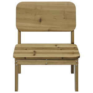 Καρέκλες κήπου  2 τεμάχια 60x52,5x72 cm Εμποτισμένο ξύλο πεύκο