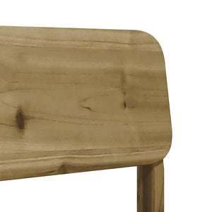 Καρέκλες κήπου  2 τεμάχια 60x52,5x72 cm Εμποτισμένο ξύλο πεύκο