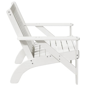 Καρέκλα κήπου Adirondack Λευκό 75x77x77 cm Στερεό ξύλο πεύκο
