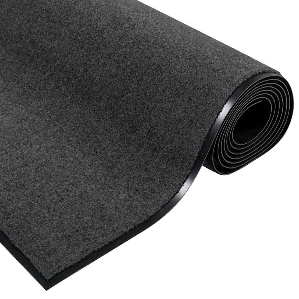 Χαλάκι Εξώπορτας Άλλο Ανθρακί και Μαύρο 120 x 250 cm