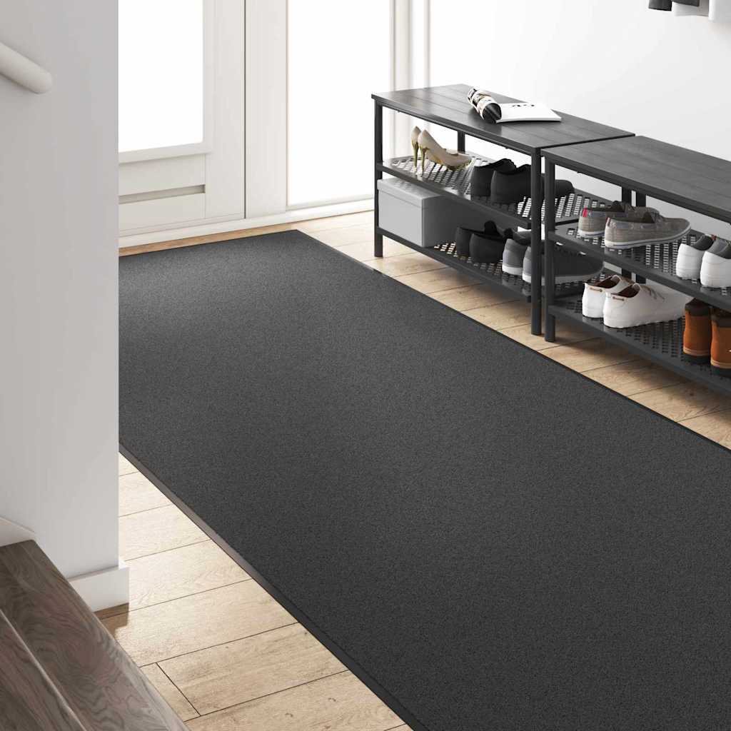 Χαλάκι Εξώπορτας Άλλο Ανθρακί και Μαύρο 120 x 250 cm