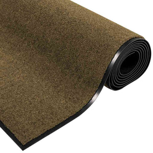 Χαλάκι Εξώπορτας Καφέ και Μαύρο 120 x 300 cm 100% Πολυαμίδιο