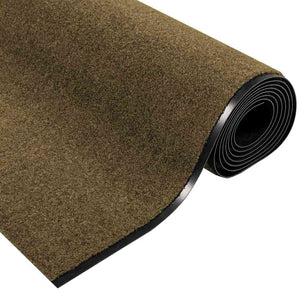 Χαλάκι Εξώπορτας Καφέ και Μαύρο 120 x 400 cm 100% Πολυαμίδιο