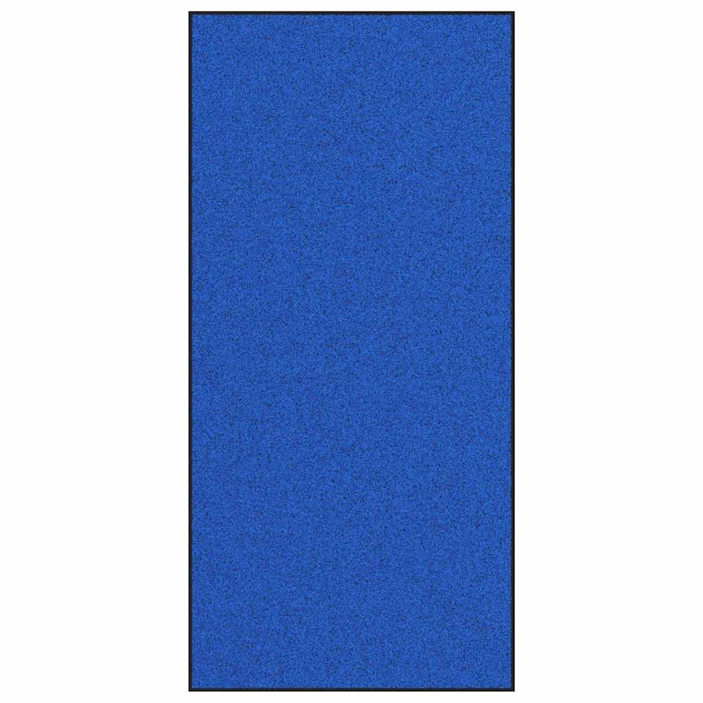 Χαλάκι Εξώπορτας Μπλε και Μαύρο 120 x 250 cm 100% Πολυαμίδιο