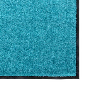 Χαλάκι Εξώπορτας Κυανί και Μαύρο 120 x 300 cm 100% Πολυαμίδιο