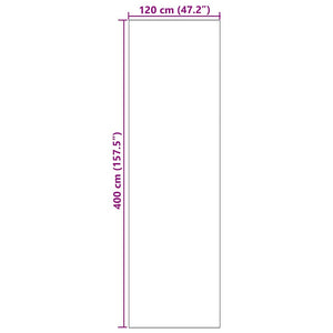 Χαλάκι Εξώπορτας Άλλο Κυανί και Μαύρο 120 x 400 cm