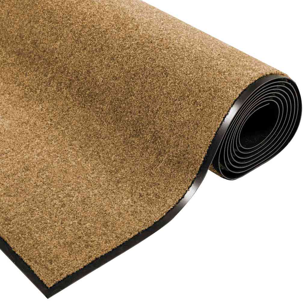 Χαλάκι Εξώπορτας Άλλο Κρέμα και Μαύρο 120 x 250 cm