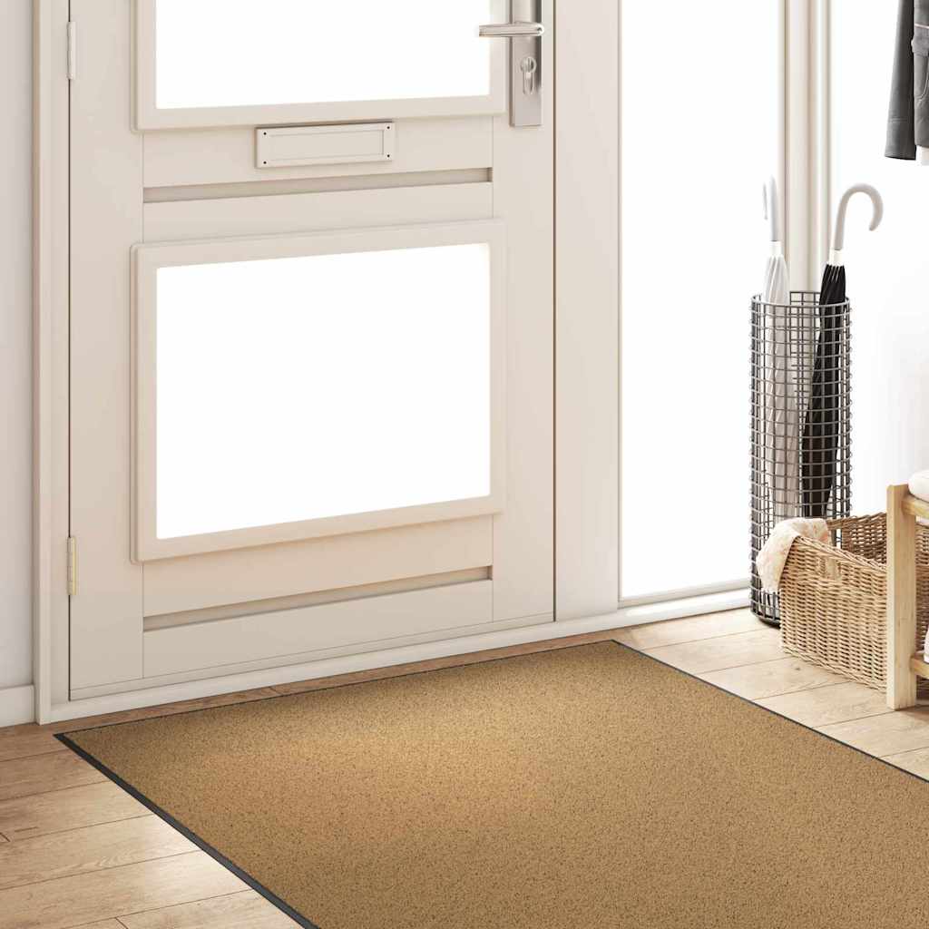 Χαλάκι Εξώπορτας Άλλο Κρέμα και Μαύρο 120 x 250 cm