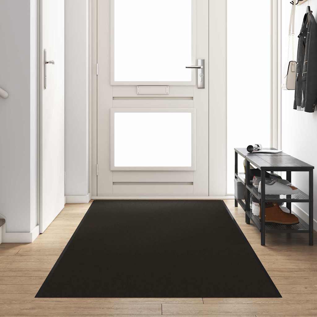 Χαλάκι Εξώπορτας Μαύρο 120 x 400 cm 100% Πολυαμίδιο