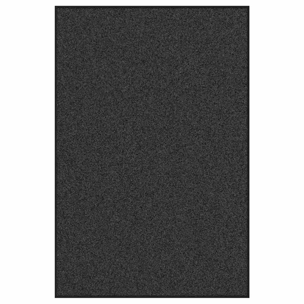 Χαλάκι Εξώπορτας Ανθρακί και Μαύρο 120 x 180 cm 100% Πολυαμίδιο
