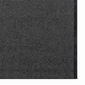 Χαλάκι Εξώπορτας Ανθρακί και Μαύρο 120 x 400 cm 100% Πολυαμίδιο - Pakobazaar