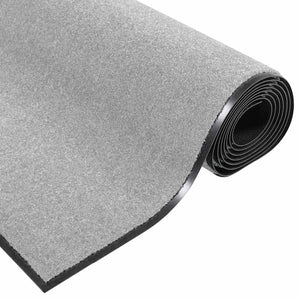Χαλάκι Εξώπορτας Γκρι και Μαύρο 120 x 180 cm 100% Πολυαμίδιο - Pakobazaar