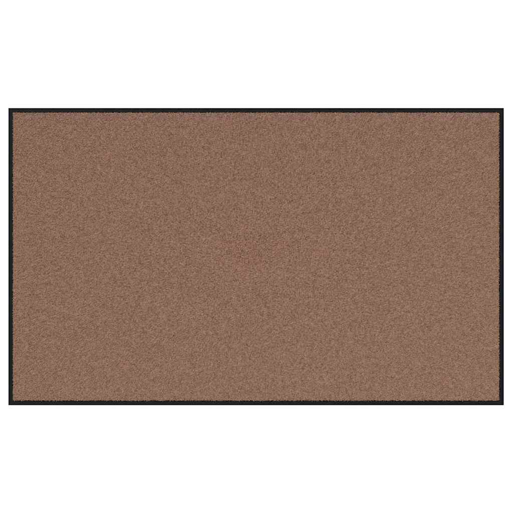 Χαλάκι Εξώπορτας Καφέ και Μαύρο 90 x 150 cm 100% Πολυαμίδιο