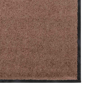 Χαλάκι Εξώπορτας Καφέ και Μαύρο 120 x 250 cm 100% Πολυαμίδιο