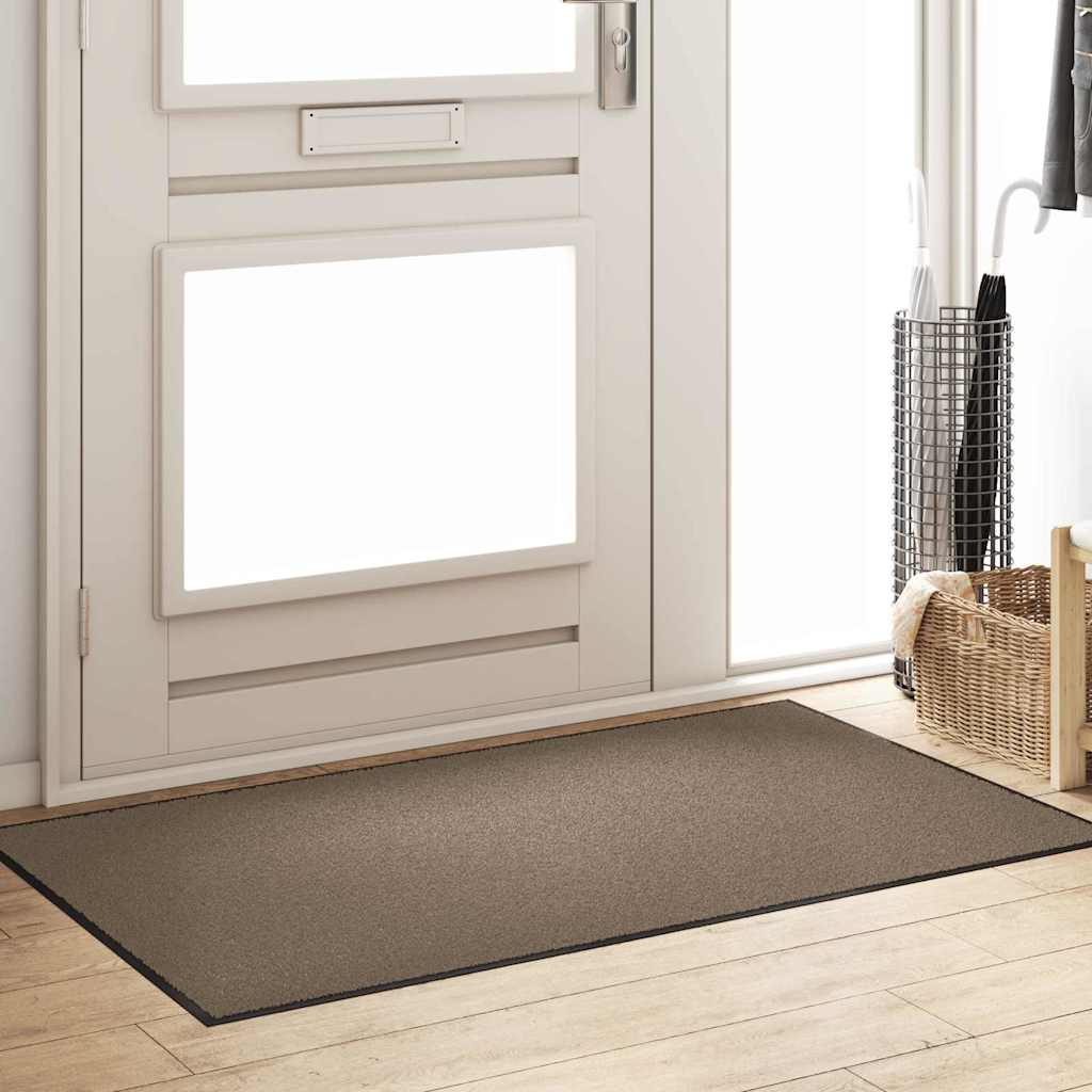 Χαλάκι Εξώπορτας Άλλο Μπεζ και Μαύρο 90 x 150 cm - Pakobazaar